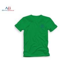 Shree Cutchi Leva Patel Samaj School Boys Green T-Shirt